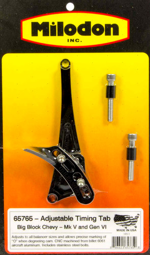 Milodon 65765 - BBC Timing Pointer - Gen V/VI 6-8in Balancer