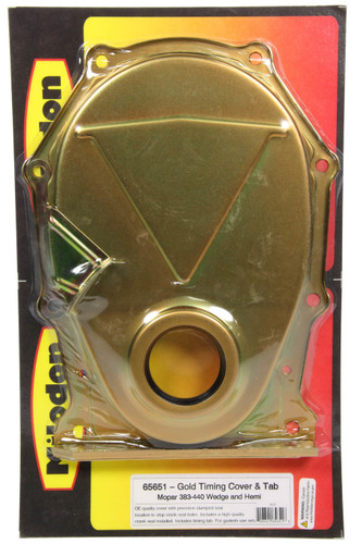 Milodon 65651 - BBM Timing Cover - Gold