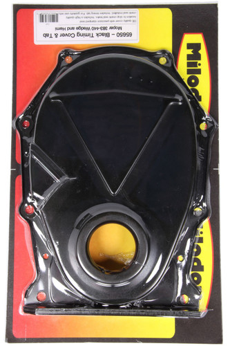 Milodon 65650 - BBM Timing Cover - Black