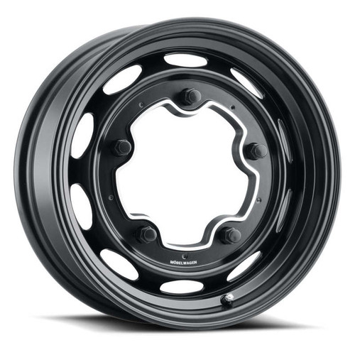Mobelwagen MW-520B-55520+20 - MW-512B Interceptor 15x5.5in / 5x205 BP / 20mm Offset / 156mm Bore - Black Wheel
