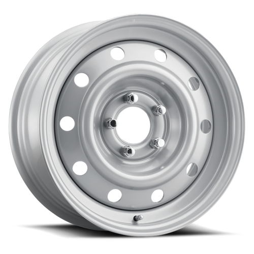 Mobelwagen MW-901S-67017+30 - MW-901S Stahl 16x7in / 5x112 BP / 30mm Offset / 2.95mm Bore - Silver Wheel