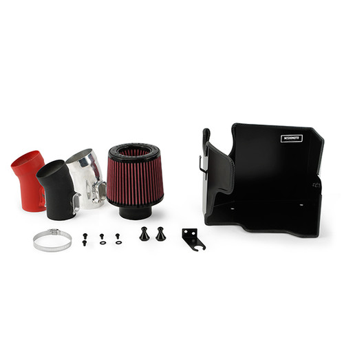 Mishimoto MMAI-MIN-14WRD - 14-16 Mini Cooper S 2.0L Performance Air Intake Kit - Wrinkle Red