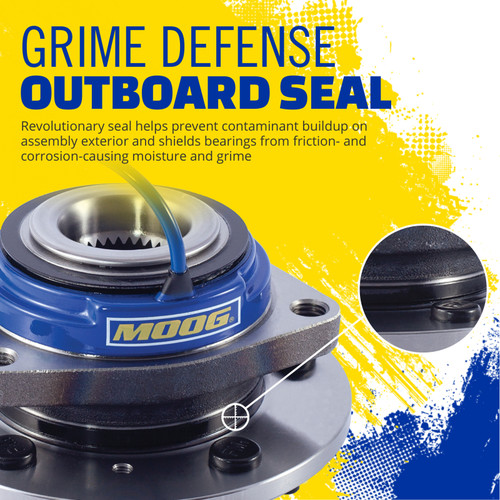 Moog 512153 - 04-08 Cadillac XLR Rear Hub Assembly