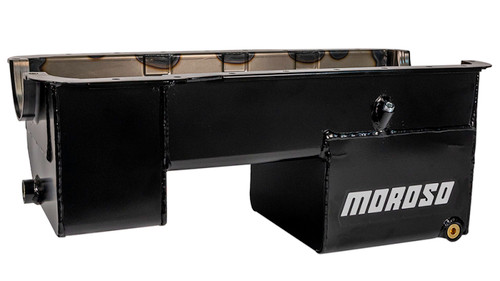 Moroso 20520 - Ford 351W (w/Rear Sump & Billet End Seals) Extra Deep Wet Sump 7qt 9in Steel Oil Pan