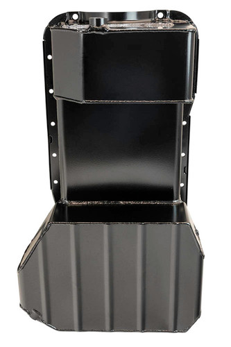 Moroso 20534 - Ford 351W (w/Rear Sump & Billet End Seals) Road Race Baffled Wet Sump 7qt 7.5in Steel Oil Pan