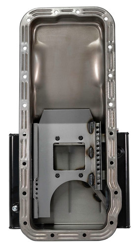 Moroso 20608 - Ford 352-428 FE (w/Front Sump) Kicked Out Road Race Baffled 8qt 6in Steel Oil Pan