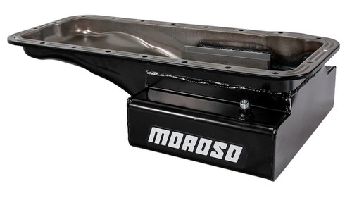 Moroso 20608 - Ford 352-428 FE (w/Front Sump) Kicked Out Road Race Baffled 8qt 6in Steel Oil Pan