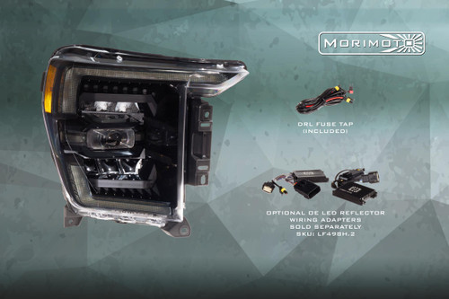 Morimoto LF498 - XB LED Headlights: Ford F-150 (21-23 / White DRL / Set)