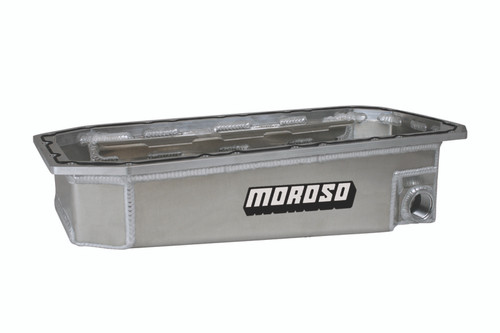 Moroso 20056 - AJPE TFX 96/TFX 2000/TFX 2002 Funny Car Wet Sump 4.25in-6.25in Aluminum Oil Pan