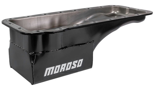 Moroso 20609 - Ford 352-428 FE (w/Front Sump) Deep Wet Sump 7qt 7.5in Steel Oil Pan