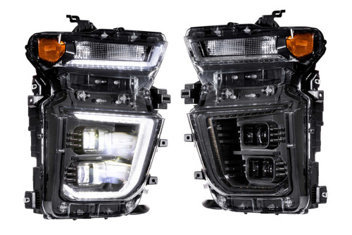 Morimoto LF546 - XB Hybrid LED Headlights: Chevrolet Silverado HD (20-24 / Set)