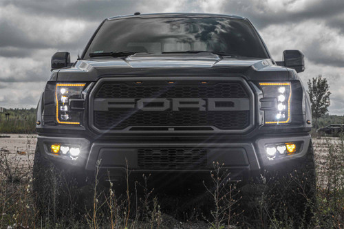 Morimoto LF502-A.2-ASM - XB LED Headlights: Ford F-150 (15-17 / Amber DRL / Set)