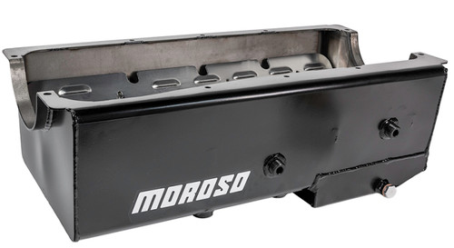 Moroso 20616 - Ford 429-460 (w/Box Sump) Drag Race Wet Sump 9qt 7-7/8in Steel Oil Pan