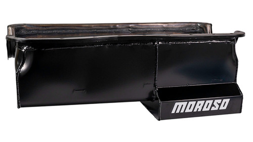 Moroso 20614 - Ford 429-460 (w/Rear Sump) Wet Sump 7qt 8.5in Steel Oil Pan