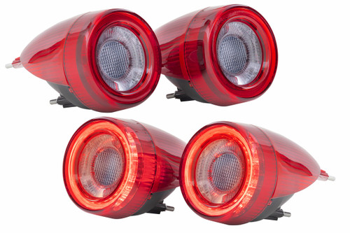 Morimoto LF356 - XB LED Tail Lights: Ferrari F430 (05-10 / Red Lens / Set)