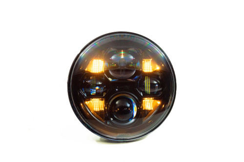 Morimoto LF271 - Sealed Beam: Sealed7 2.0 (Black) (7in Round)