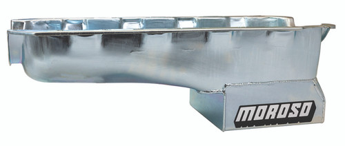 Moroso 20408 - Chevrolet Big Block Mark IV Stroker Wet Sump 6.5qt 8in Steel Oil Pan