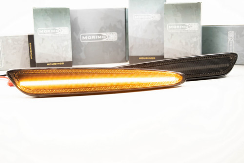 Morimoto LF0383 - XB LED Side Markers: Corvette C6 (Rear / Red / Set)