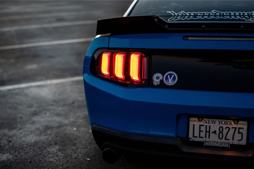 Morimoto LF421.2 - XB LED Tail Lights: Ford Mustang (13-14 / Red Lens / Set)