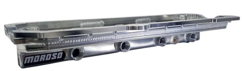 Moroso 20939 - Toyota 2JZ-GE/2JZ-GTE -12 AN Fittings Aluminum Dry Sump Oil Pan