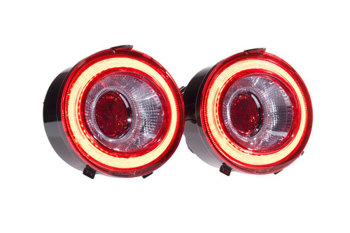Morimoto LF467 - XB LED Tail Lights: Corvette C6 (05-13 / Red Lens / Set)