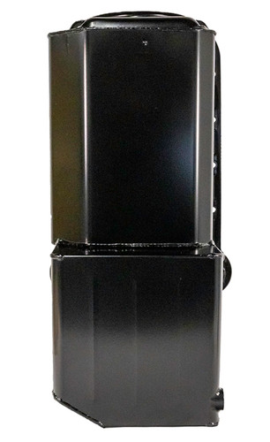 Moroso 21015 - Pre-80 Chevrolet SBC/Dart Little M Power Pouch Wet Sump 7qt 8.25in Steel Oil Pan - Black