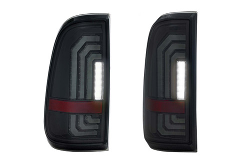 Morimoto LF733 - XB LED Tail Lights: Ford Super Duty (99-16 / Smoked Lens / Set)