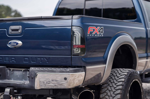 Morimoto LF733 - XB LED Tail Lights: Ford Super Duty (99-16 / Smoked Lens / Set)