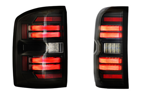 Morimoto LF731 - XB LED Tail Lights: GMC Sierra (14-18 / Smoked Lens / Set)