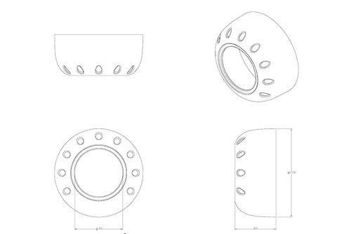 Morimoto S230 - MC-R Projector Shroud