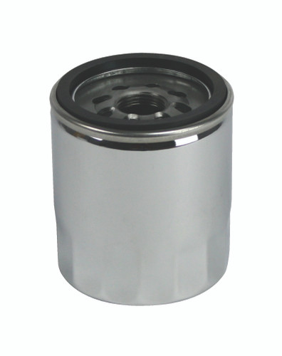 Moroso 22305 - 97-06 Early GM LS 13/16in Thread 3-1/2in Tall Oil Filter - Chrome