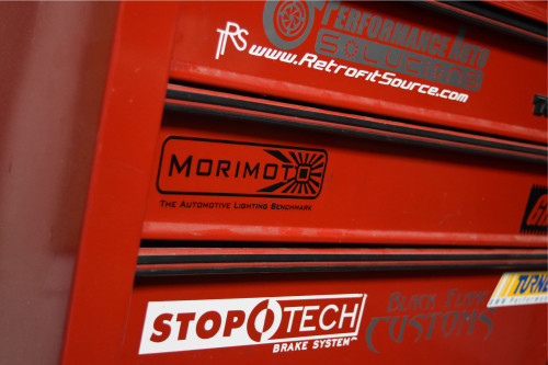 Morimoto ST120 - Sticker:  logo (small)
