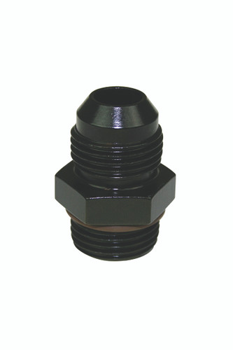 Moroso 22604 - Dry Sump/External Oil Pump Fitting -8An Male to -8An Straight w/O-Ring - Aluminum - Single