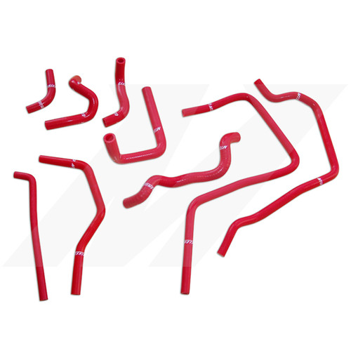 Mishimoto MMHOSE-SUB-ANCRD - 01-05 Subaru WRX Red Silicone Ancillary Hoses Mishimoto MMHOSE-SUB-ANCRD - 01-05 Subaru WRX Red Silicone Ancillary Hoses