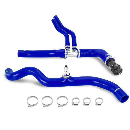 Mishimoto MMHOSE-X35T-18BL - 18-20 Ford Raptor 3.5L EcoBoost Silicone Hose Kit - Blue