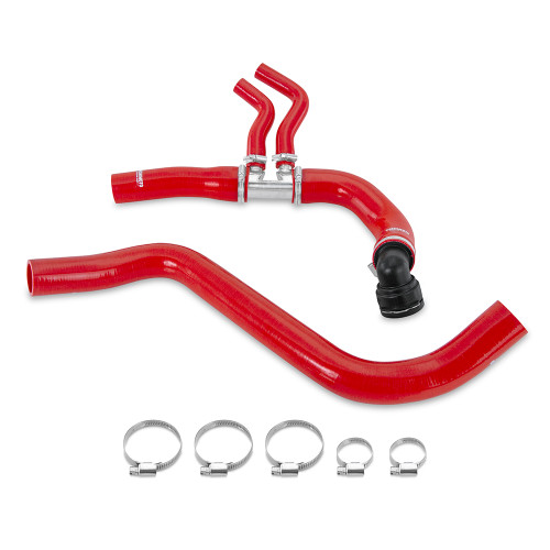 Mishimoto MMHOSE-X35T-15RD - 15-17 Ford Expedition 3.5L EcoBoost Silicone Radiator Hose Kit - Red