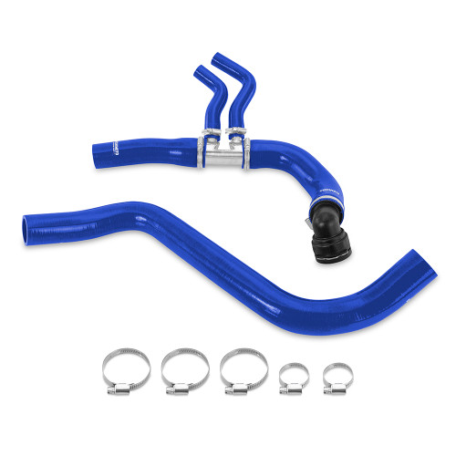 Mishimoto MMHOSE-X35T-15BL - 15-17 Ford Expedition 3.5L EcoBoost Silicone Radiator Hose Kit - Blue