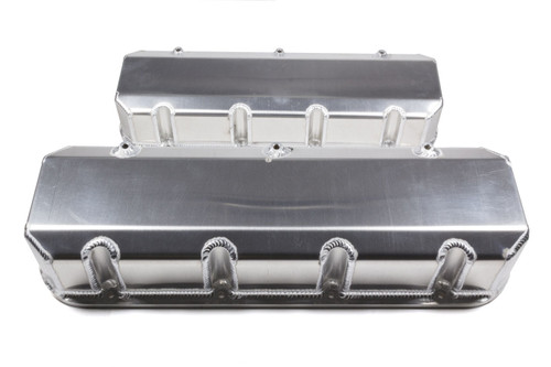 Moroso 68486 - Chevrolet Big Block (w/Symmetrical Port) Valve Cover - Exhaust Pockets/Intake Tubes - Alum
