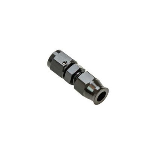 Moroso 65353 - Aluminum Fitting Adapter 6AN Female to 3/8in Tube Compression - Black