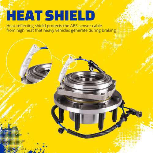 Moog 515182 - 17-22 Ford F-350 Super Duty Front Wheel Hub & Bearing Assembly