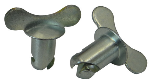 Moroso 71272 - Quick Fastener - Butterfly Head - 7/16in x.550in - Steel - 10 Pack