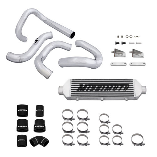 Mishimoto MMINT-GEN4-10SL - 10-11 Hyundai Genesis Coupe Silver Aluminum Intercooler Kit