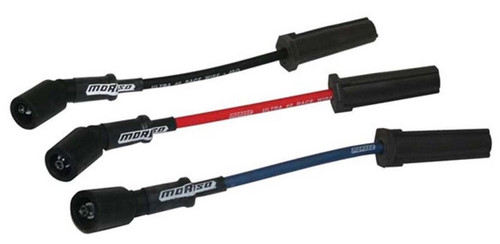 Moroso 73682 - GM LS Ignition Wire Set - Ultra 40 - Unsleeved - Coil-On - 9.75in Wire - Red