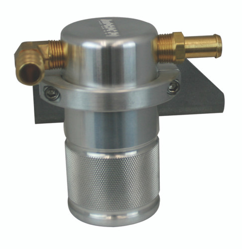 Moroso 85674 - 10-14 Volkswagen Golf/Jetta 2.0T Air/Oil Separator Catch Can - Billet Aluminum