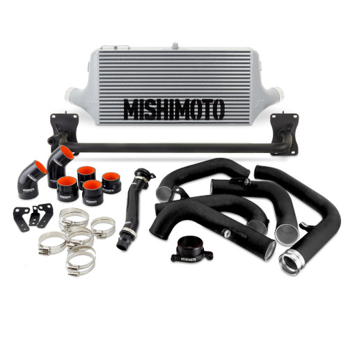 Mishimoto MMINT-WRX-22SLBK - 2022+ WRX Front Mount Intercooler Kit SL Core MWBK Pipes