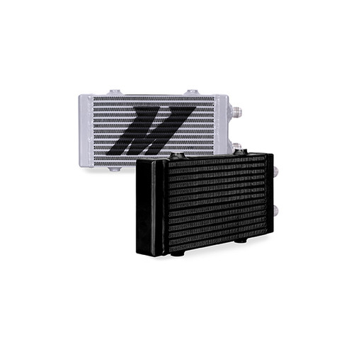 Mishimoto MMOC-DP-SBK - Universal Small Bar and Plate Dual Pass Black Oil Cooler