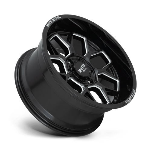 Moto Metal MO80321050318N - Mo803 Banshee 20X10 Gloss Black Milled