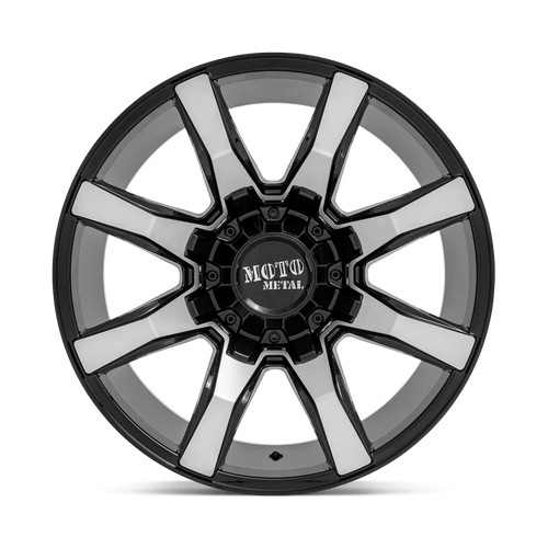 Moto Metal MO80421067512 - Mo804 Spider 20X10 Gloss Black Machined