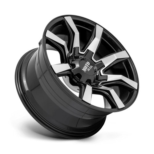 Moto Metal MO80422087518N - Mo804 Spider 22X10 Gloss Black Machined