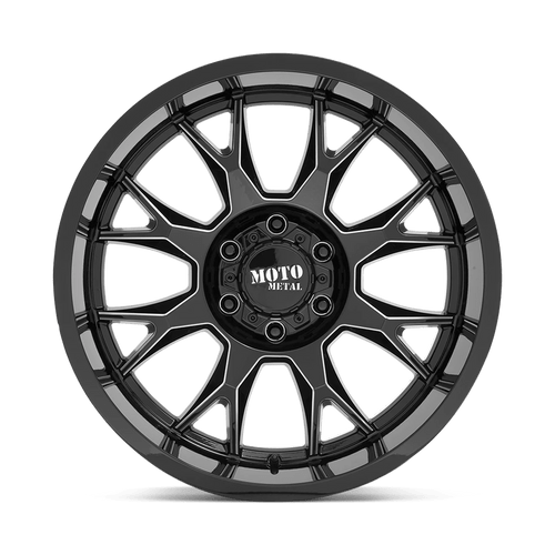 Moto Metal MO80629050300 - Mo806 20X9 Gloss Black Milled